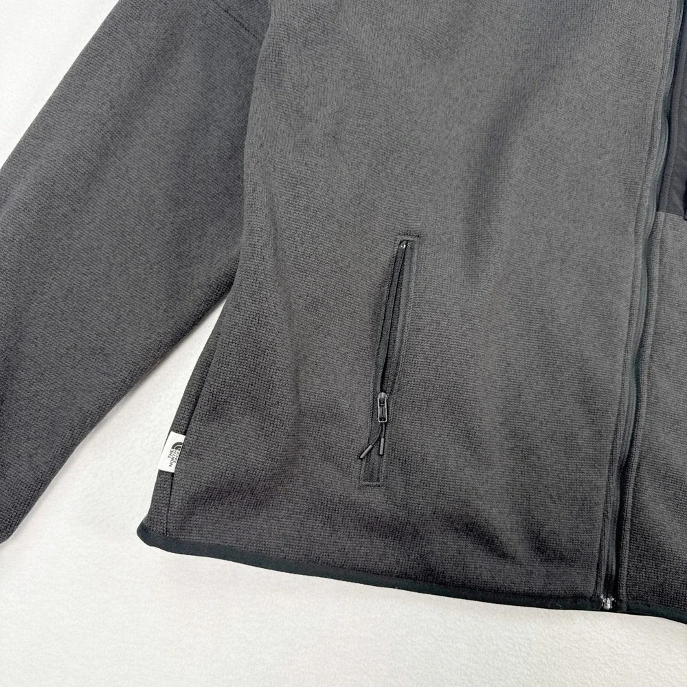 The North Face Front Range Fleece Jacket Size 3XL Men TNF Black Heather Full Zip